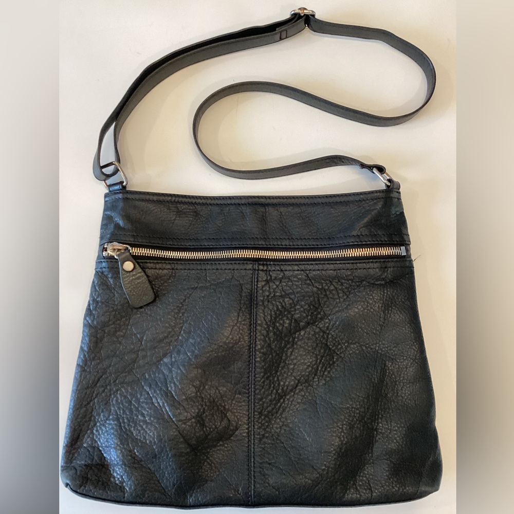 Margot leather crossbody bag